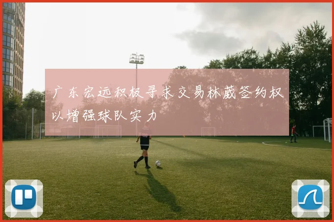 广东宏远积极寻求交易林葳签约权以增强球队实力